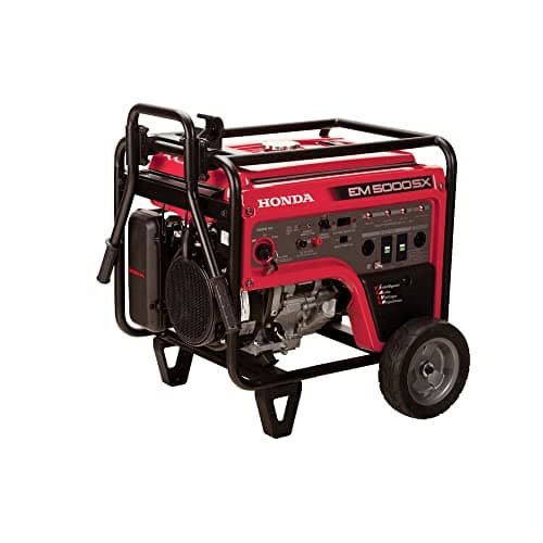 Honda 664350 EM5000SX 120V/240V 5000-Watt 389cc Portable Generator with Co-Minder