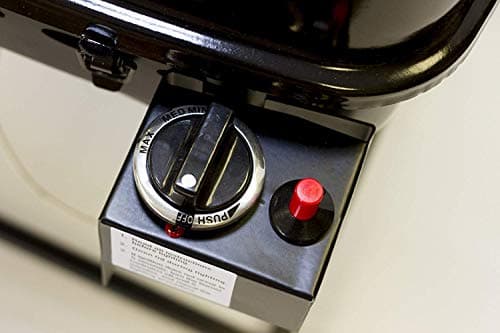 Flame King - YSNHT500 RV Or Trailer Mounted BBQ - Motorhome Gas Grill - 214 Sq Inch Cooking Surface - Adjustable Flame Controller, Black