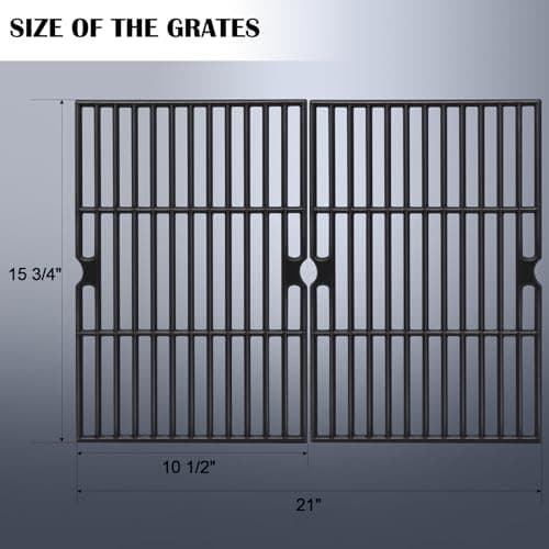 Grill Grates Kits for Dyna Glo Grill Replacement Parts 2 Burner, Dynaglo DGF350CSP, DGF350CSP-D, Heat Tent Plates, Burner Tubes and Cooking Grates for Dyna Glo 2 Burner Gas Grill Replacement Parts.