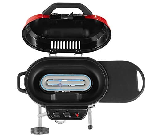 Coleman RoadTrip 225: Portable Propane Grill, Gas Grill with Push-Button Start, Foldable Legs & Wheels, Side Table, and 11k BTUs