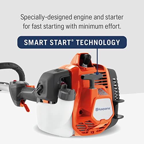 Husqvarna 130L Gas String Trimmer, 28-cc 2-Cycle, 18-Inch Straight Shaft Gas Weed Wacker with Rapid Replace Trimmer Head for Seamless String Reloading, 970514405