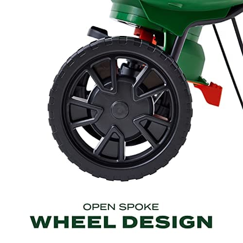 Scotts Turf Builder EdgeGuard Mini Broadcast Spreader for Seed,Fertilizer,Salt,Ice Melt, Holds up to 5,000 sq.ft. Product