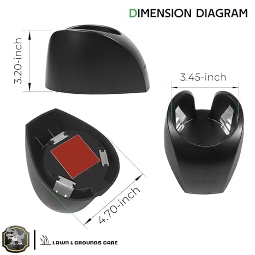 Versatile Cup Holder for Lawn Tractors and Outdoor Machinery, Secure and Convenient for Most Beverages, AM131898, Black