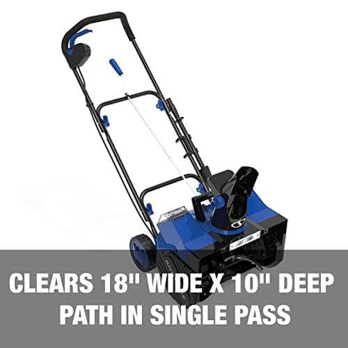 Snow Joe 24-Volt IONMAX Cordless Snow Blower (18-Inch Width, Standard Kit (w/2 x 4-Amp Batteries))