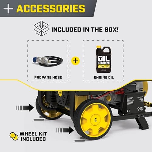 Champion Power Equipment 9375-Watt Dual Fuel Portable Generator with Electric Start and CO Shield