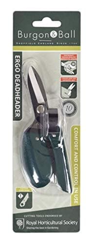 Burgon & Ball Ergo Deadheader Small Garden Snips Shears | Mini Pruning Shears Handheld 10 Year Guarantee