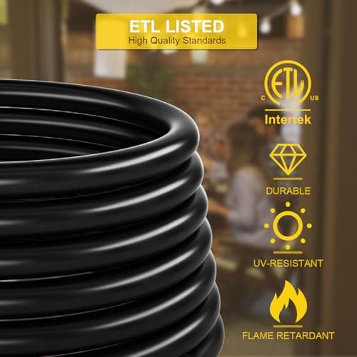 50 Amp Generator Cord 15 Feet, NEMA 14-50p to CS6364 & SS2-50R Generator Emergency Power Cord, 125/250V, 12500 Watts, Perfect for Generator to House Connection
