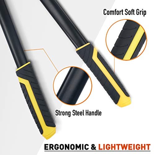 JARDINEER Garden Loppers Pruners Set, Include 30" Anvil Loppers for Tree Trimming Heavy Duty with 2" Cutting Capacity, Bypass Pruning Shear and Spare Loppers Blade