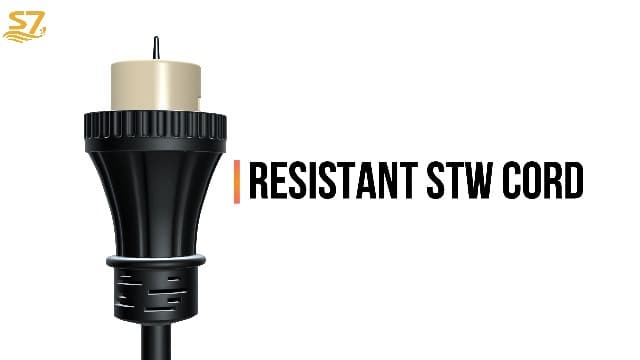 S7 50 Amp Generator Cord,13FT STW 6/3 + 8/1 14-50P to SS2-50R Twist Lock,Heavy Duty Cord with Organizer Lock Connectors