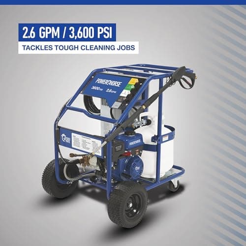 Powerhorse Propane Pressure Washer, Hot Water Pressure Washer Gas Pressure Washer with Propane Burner, Power Washer Car Pressure Washer