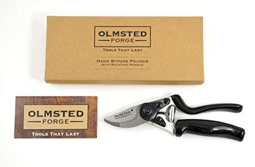 Hand Bypass Pruner with Rotating Handle