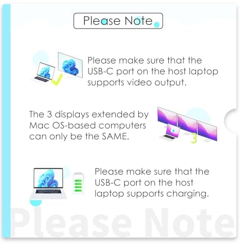 WAVLINK USB C Docking Station 3 Monitor with 100W PD, USB-C Laptop Dock Triple Display for Dell Hp Lenovo Windows, Type C Adapter Hub - Dual HDMI, DisplayPort, Ethernet, 4 USB3.0, SD/TF Slot, Audio