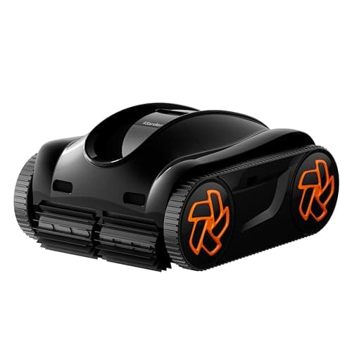 Pool Cleaner K60, 6H Runtime Cordless Robotic Pool Vacuum, Touch Screen, Smart Navigation, Cleans Floor, Walls, Waterline, Ideal for Above & In-Ground Pools, Self-Parking