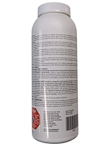 Hot Spring Concentrated Chlorinating Granules 2lbs 80021, white