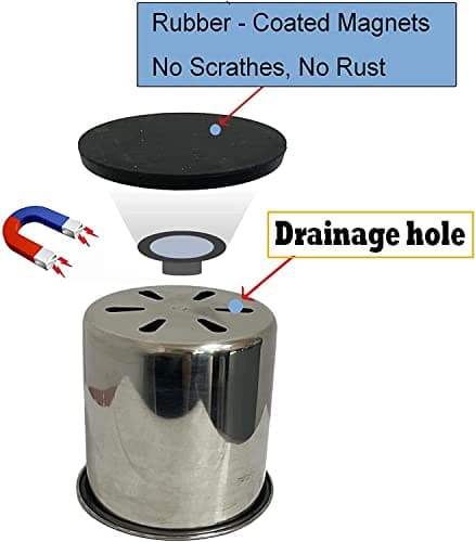 Horizontal Mounting Magnetic Cup Holder Beverage Holder Drink Holder Can Holder - Horizontal Mounting Great for Tractors