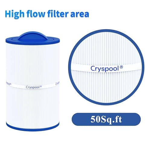 07022 Filter Compatible with Caldera 50, Caldera Spas, C-7350, 1019401, 73532, PCD50N, FC-3963, 50 Sq. Ft Spa Filter Cartridge, 1 Pack