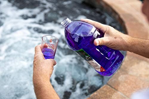 A Weekly Maintenance Hot Tub Cleaner/Clarifier/Conditioner/Softener All-in-One 2 Liter (24 Weekly doses), Inflatable Hot Tub Chemicals for Complete Hot Tub Treatment