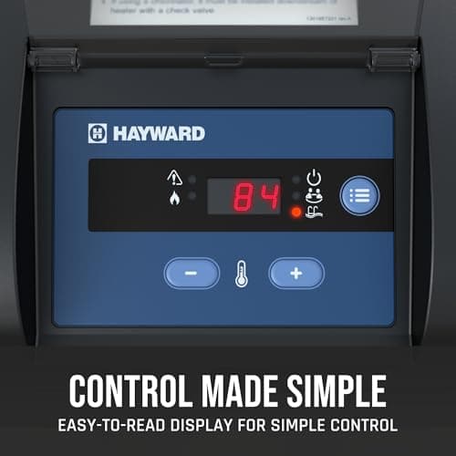 Hayward W3H400FDN Universal H-Series 400,000 BTU Natural Gas Pool and Spa Heater for In-Ground Pools and Spas
