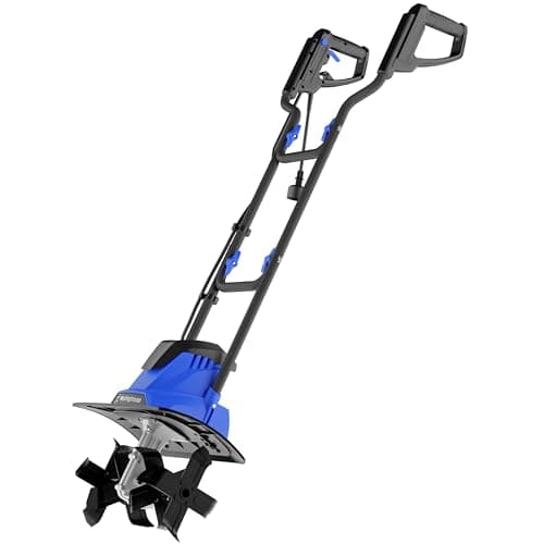 Westinghouse 14-Inch, 10 Amp Corded Electric Tiller Cultivator for Gardening, with 4 Steel Blades