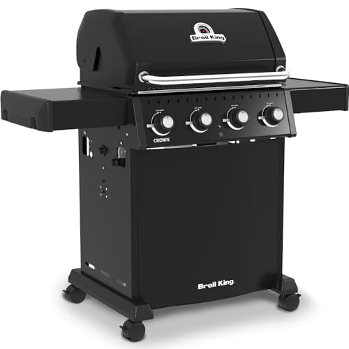 Broil King 865054 Crown 410, Liquid Propane (LP), Black