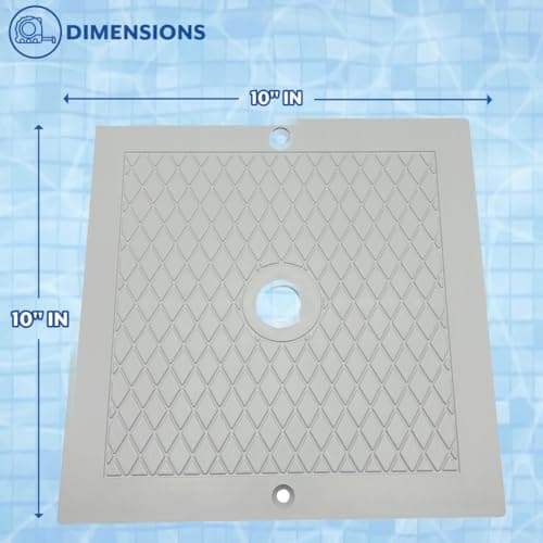 Poolzilla 1-Pack 10" Skimmer Lid Replacement for Hayward SPX1082E, SP082, 1083, 1084, 1085, and SP1086, Heavy Duty Design…