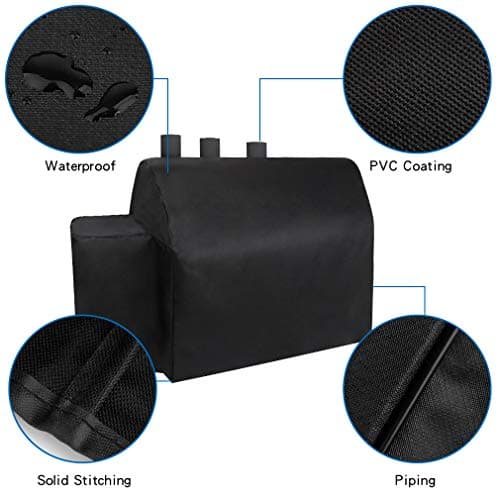 Stanbroil 8080 Dual Fuel Grill Cover Replacement for Char-Griller Duo/Double Play 5050/5650 Gas and Charcoal Grill without Side Fire Box