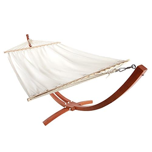 ONCLOUD Hammock Wood Arc Stand with Double Hammock (10.5 ft)