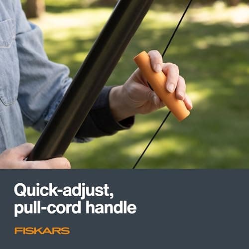 Fiskars XtendControl Rotating Tree Pruner Head with Automatic Cord Reel with 45 Degree Rotation, Compatible with all XtendControl Extension Poles (Pole Not Included)