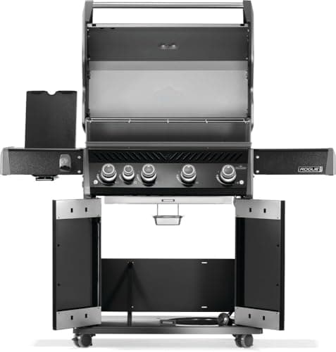 Napoleon Rogue PRO 525 Propane Gas Grill with Infrared Side Burner, Black - 5 Burners