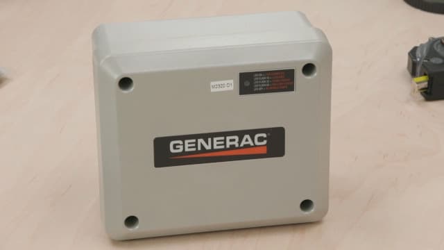 Generac 7000 50 Amp Load Manager - Efficient Load Prioritization and Wire-Free Technology for Reliable Power Management - Lock-Feature and LED Status Display for Convenient Operation - Gray