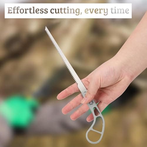 Hand Saw for Trees & Cutting Branches - Pruning Saws with SK5 Steel Blade for Smooth & Precise Cuts - Handsaws for Camping, Gardening, Wood, Hiking, Landscaping & Carpentry - Portable Saw