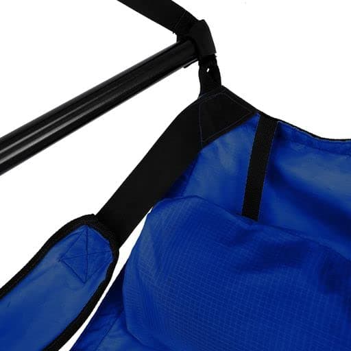 Hammaka Lite Air Hammock Chair Ripstop Nylon with Collapsible Aluminum Dowels (Royal Blue)