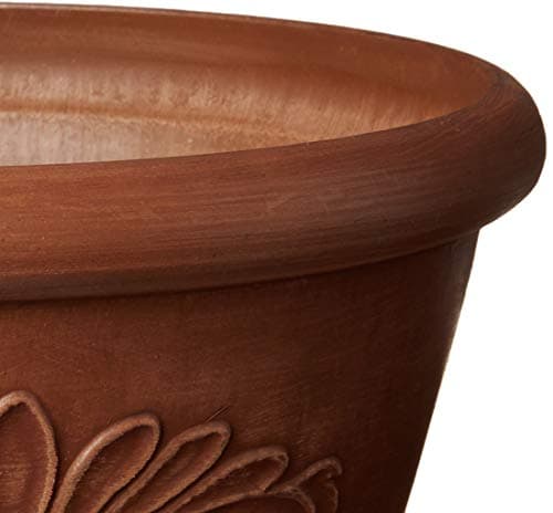 PSW Pot TA30TC Collection Shallow Bulb Pan Planter Dish Low Bowl for Succulents, Bonsai, Fairy Gardens, Herbs, 12-inch, Terra Cotta Color