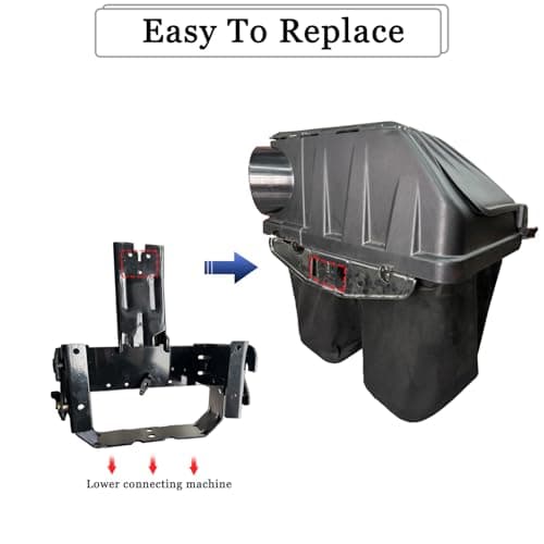 Replacementpart Two Bagger Double Bagger for Riding Lawn Mowers 42-46 Inch 2010 and After compatible with Various Troy-Bilt Cub Cadet CRAFTSMAN Other Models 19B30031 19A30031OEM