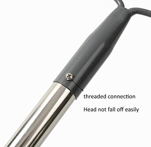 Garden Rake, 5 FT Metal Rake for Lawns Level Head Rakes with Stainless Steel Handle for Loosening Soil