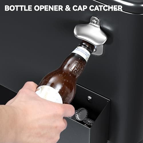 YITAHOME 80 Quart Patio Cooler Cart with Bottle Opener Drainage, Portable Rolling Beverage Cart for Pool Deck Party Cookouts