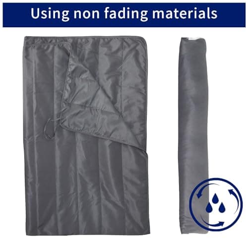 Outdoor Portable Hammock Pad, 2 Person Replacement Polyester Hammock Pad and Pillow Set, 77 X 55Inch Fits 55 Inch Large Hammock, Dark Gray