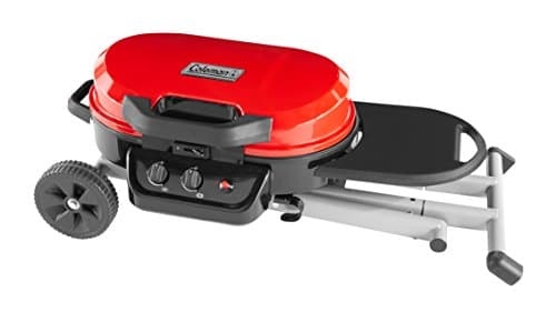 Coleman RoadTrip 225: Portable Propane Grill, Gas Grill with Push-Button Start, Foldable Legs & Wheels, Side Table, and 11k BTUs
