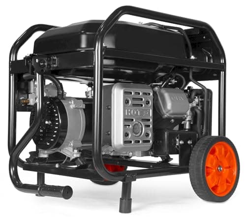 WEN 5,600-Watt Dual Fuel Portable Generator with Wheel Kit, Electric Start, and CO Watchdog (DF5600X)