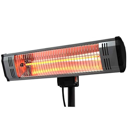 Heat Storm HS-1500-TT Infrared, 7 ft Cord, Tripod + Heater, Black
