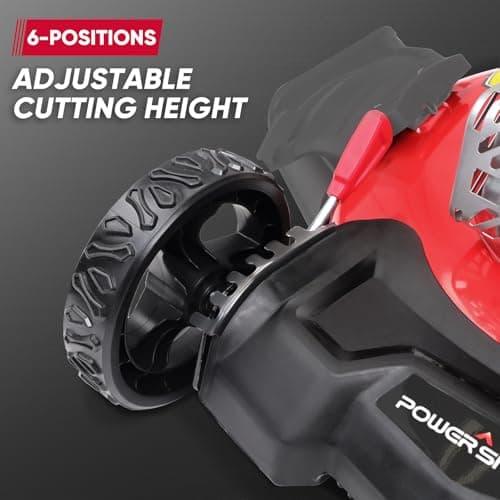 PowerSmart Self Propelled Gas Lawn Mower, 22-inch with 140cc Briggs and Stratton E550 Engine HB8622S