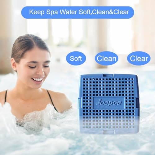 Hot Tub Mineral Cartridge for Sundance Spas with 4 Months Lifetime,Silver Ion Cartridge,Spa Mineral Cartridge Makes Your Spa Water Clean and Clarified(2-Pack,Blue)