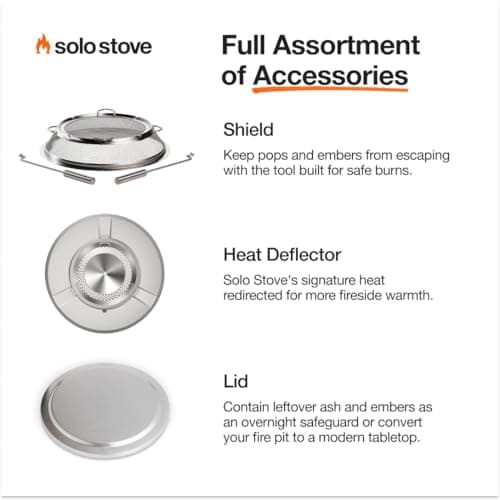 Solo Stove Ranger 2.0 with Stand - 15 Inch Smokeless Portable Fire Pit - Lightweight Outdoor Fireplace with Removable Ash Pan, Stainless Steel, Carry Case Included, Ideal for 2-4 People, 16.5 lbs