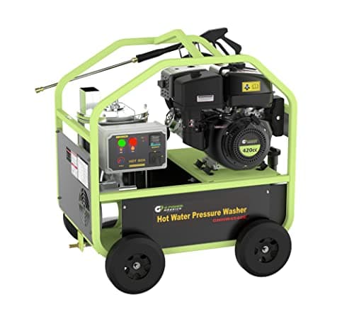 Commercial Hot Water Pressure Washer GNHW4540E - 4500 PSI, 4.1 GPM, Gas Engine, Diesel Burner