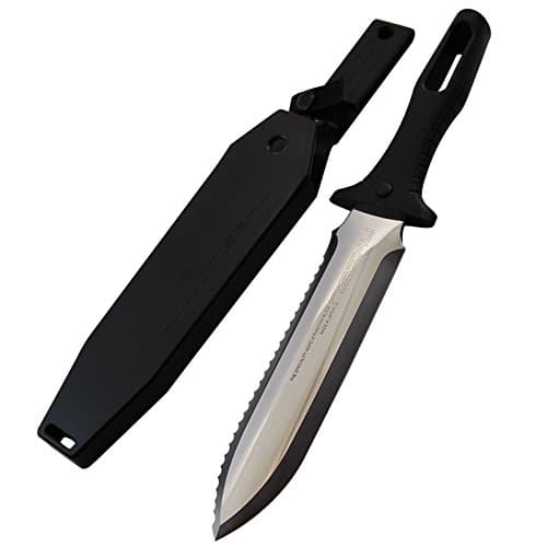 NJP801 Yamagatana S Hori Weeding & Digging Knife HRC58 Hardened Japanese Stainless Steel, 7.25-Inch Blade 5.5-Inch Ergonomic Plastic Handle