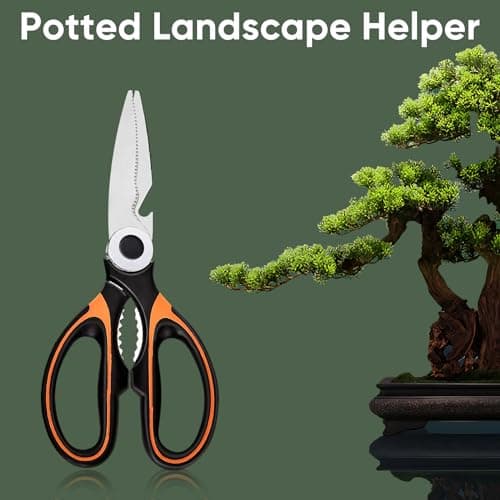 Garden Flower Scissors, Multi-functional Pruning Gardening Scissors Floral Shears, Strong Pruner for for Flowers, Fruit,Branches, Potted Landscape