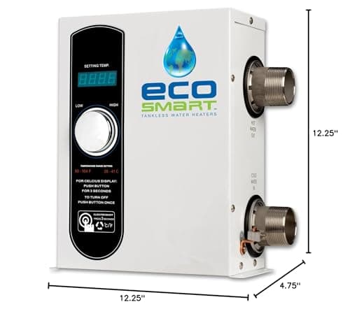 Ecosmart 5.5 Smart Electric Spa Heater, White, 12 x 10.5 x 4.75