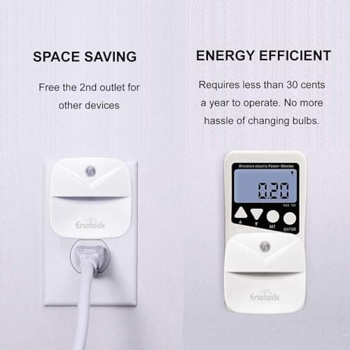 Night Light, LED Night Lights Plug into Wall, Dusk to Dawn Sensing Nightlights, No Glaring Compact Size, Night Light for Kids Navigating in Bathroom, Kitchen, Hallway, 6 Pack, White Light