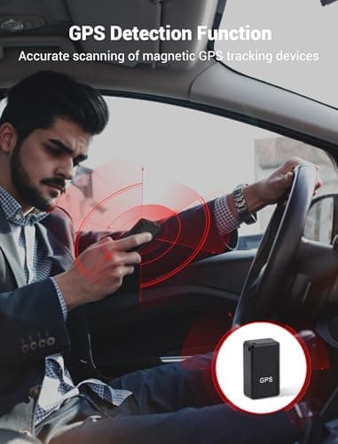 smhawk Hidden Camera Detector - 2025 Camera Detector, Bug Detector, GPS Tracker Detector, spy Camera, Listening Device Detector for Hotels, Home, Office, 6 Levels Sensitivity,4 Modes
