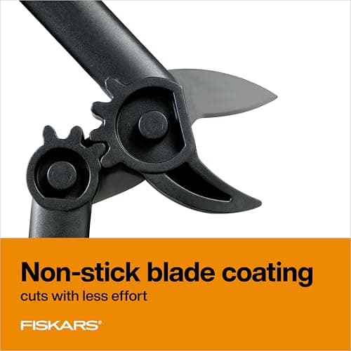 Fiskars 15-Inch PowerGear Loppers, Sharp Steel Blade Bush and Tree Trimmer, Cuts up to 1.25-Inch Diameter Branches, Rust Resistant and Lightweight Pruner, Yard Tools for Gardening